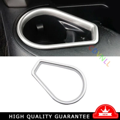 Cubierta de taza de agua de consola central apta para Toyota RAV4 2013-2018 plata mate Foto 1 de 4