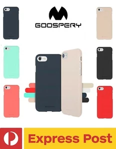 iPhone 7/ 8/ SE (2nd & 3rd) ShockProof Silicone Matte Case Mercury Soft Feeling - Picture 1 of 18