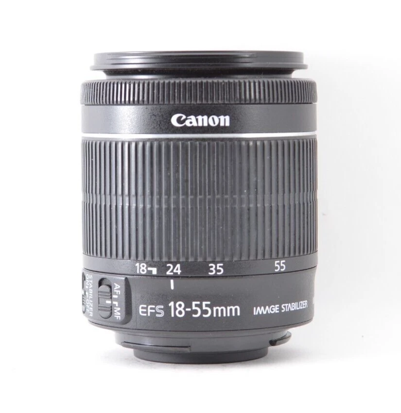 【Top Mint】CANON EF-S 18-55mm f/3.5-5.6 IS STM Standard Prime Lens from JP #1075 - Image 1 of 4
