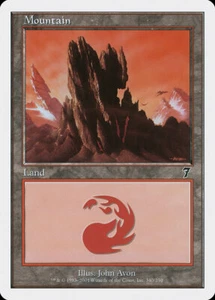 Magic MTG Tradingcard Seventh Edition 2001 Mountain 340/350 - Imagen 1 de 1