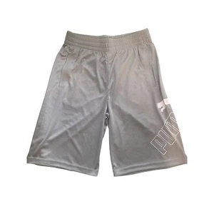 Puma Boys Basketball Shorts, Size Medium, 10-12 years, Gray, inseam 7'' - Picture 1 of 8