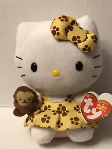 TY BEANIE BABY COLLECTION 2013 HELLO KITTY SAFARI OUTFIT CON MONO - Imagen 1 de 9