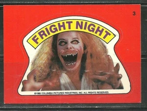 1986 COLUMBIA PICTURES FRIGHT NIGHT STICKER #3 - Picture 1 of 2