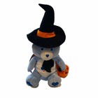 Halloween Witch Grumpy Care Bear Plush 2007 American Greeting Nanco 21" Blue Toy