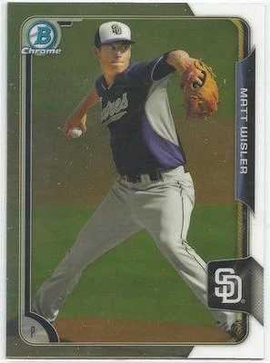 Matt Wisler Atlanta Braves 2015 Bowman Chrome Prospects - Image 1 of 2