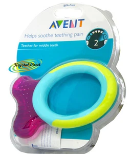 Philips Avent SCF892/01 Animal Shaped Middle Teeth Teether BPA Free Stage 2 - Picture 1 of 1