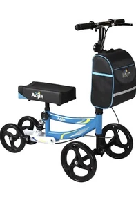 AOJIN Steerable Knee Scooter Foot Injury Walker Medical Foldable Adult - Picture 1 of 8