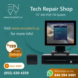 15" Touchscreen Kassenkasse Kassensystem für Technik Werkstätten - Bild 1 von 16