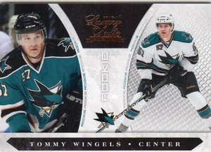 2010-11 Luxury Suite Sharks Hockey Card #237 Tommy Wingels Rookie/899