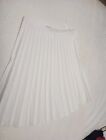 CURTISS Of London 1960/70's White Pleated Mini Skirt