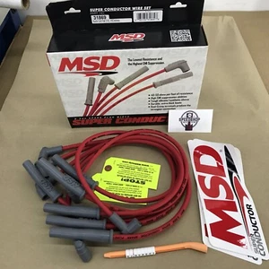 MSD 31869 Super Conductor 8.5mm Spark Plug Wire Set Buick Grand National 3.8L V6 - Picture 1 of 5
