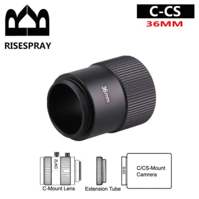 36mm C-CS Mount Lens Adapter Ring Extension Tube for CCTV Security Camera - Image 1 of 2