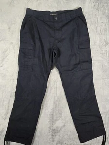 5.11 Tactical TDU Ripstop Pants Men’s Size 2XL Long Navy Blue Cargo Police - Picture 1 of 12