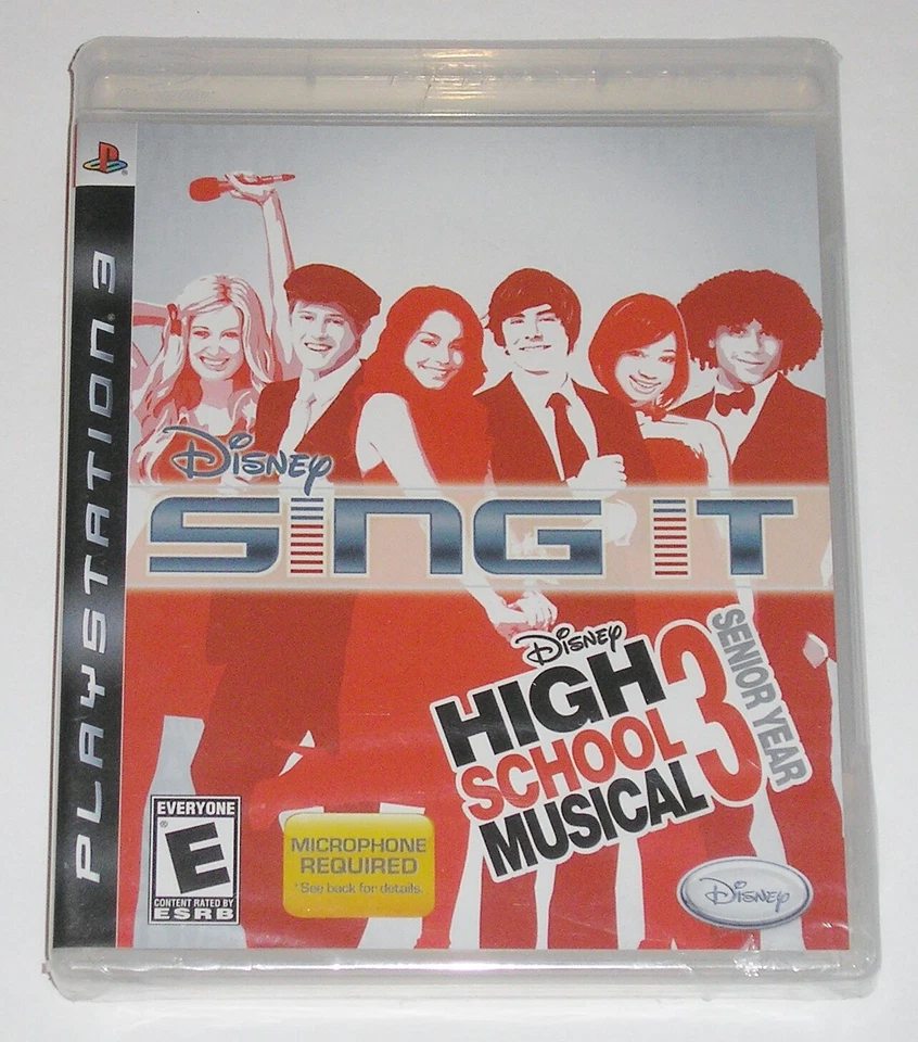 Sony PlayStation 3 Video Game - Disney Sing It HSM3 (New, plastic wrap torn) - Image 1 of 1