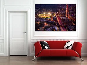 Fenway Park from above at night Canvas READY to HANG 36 x 24 Boston Red Sox 1.5 - Picture 1 of 5