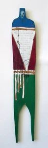 Brian Andreas Story People Original Folk Art Wood Sculpture Deep Roots 35" - Picture 1 of 10