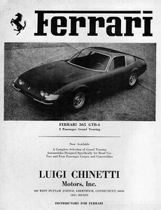 1969 Ferrari Daytona 365 GTB-4 Original Rare Print Ad - Picture 1 of 1