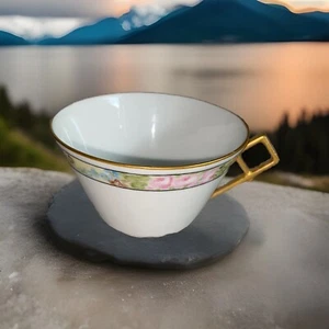 Antique Limoges Art Deco Tea Cup - Imagen 1 de 7