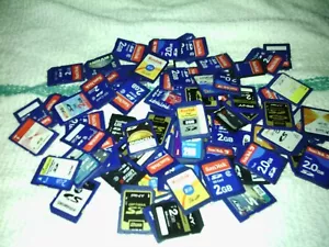 sd cards for cameras    you pick what you want    used     sold in 10 packs - Picture 1 of 4