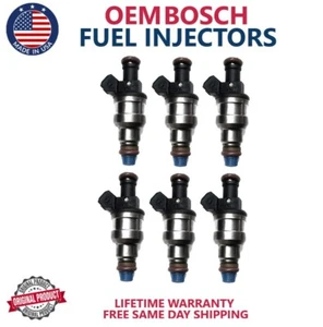 6x Bosch Fuel Injectors Fits 1990-1995 Ford Mazda Navajo B4000 V6 0280150766 - Picture 1 of 6
