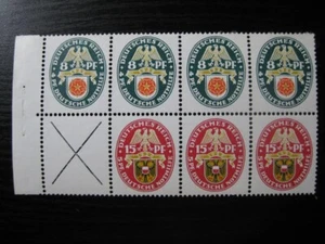 DEUTSCHES REICH Mi. #H-Blatt 63 scarce mint stamp booklet pane! CV $360.00 - Picture 1 of 2