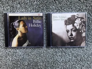 2 Billie Holiday Cds Lady in Satin & Billie Holiday’s Greatest Hits VG+Condition - Picture 1 of 11