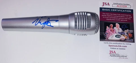 NICHOLAS NICK PETRICCA WALK THE MOON SIGNED AUTOGRAPHED MICROPHONE JSA COA RARE! Cover
