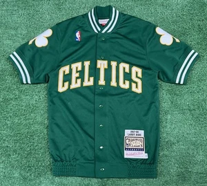 Boston Celtics Shooting Shirt NBA Larry Bird Mitchell & Ness Small Authentic OG - Picture 1 of 12