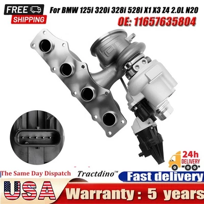 For 2012-2018 BMW 320i 328i 528i X3 Z4 F30 N20 N26 2.0L Turbo Turbocharger New~ - Image 1 of 4