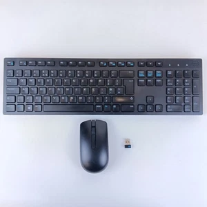 Dell WK636p Wireless Keyboard and Mouse combo with USB wireless receiver (VG)... - Picture 1 of 8