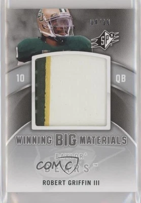 2012 SPx Winning Big Materials /10 Robert Griffin III #WM-26 Rookie Patch RC - Image 1 of 2
