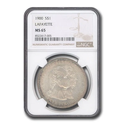 1900 Lafayette Dollar MS-65 NGC - Image 1 of 3