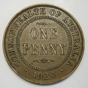 1920 Dot Below Penny - VF - Picture 1 of 2