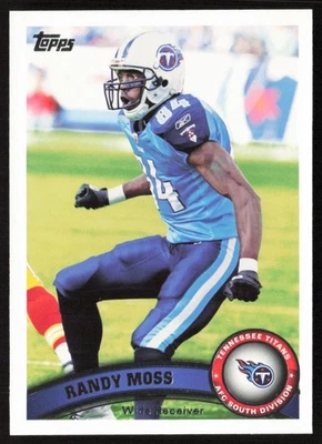 2011 Topps Randy Moss #258 Tennessee Titans - Image 1 of 2