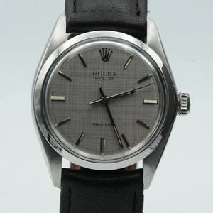 ROLEX OYSTER PRECISION DATE HERREN UHR 34MM 6426 STAHL VINTAGE SCHÖN RX098 - Bild 1 von 9