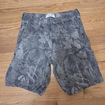 Hollister Baggy Jean Shorts Carpenter Camoflauge SIZE 32 Mens - Image 1 of 4