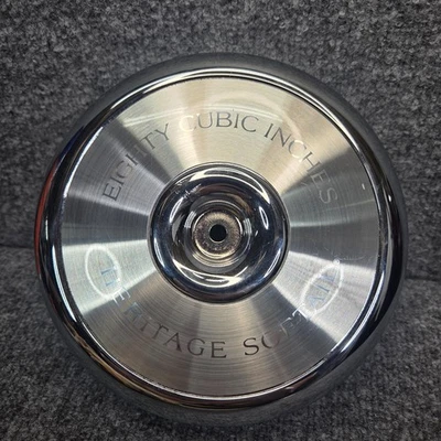 OEM HARLEY SOFTAIL Heritage 80 ci redondo filtro de aire cubierta Foto 1 de 4