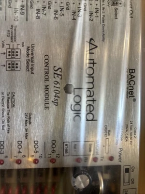 Automated Logic SE6104sp Controller. Brand New In Box - Image 1 of 4