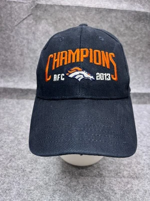 Denver Broncos Champions RFC 2013 Gorra Gorra Correa Trasera Adulto Talla Única Azul Algodón Foto 1 de 4