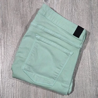 VINCE Ankle Skinny Light Mint Pastel Green Mid Rise Jeans - Size 30 (31.5 x 28) - Image 1 of 4