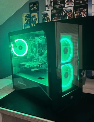 PC para jogos Ibuypower Mini Element, placa gráfica Radeon RX550/550, Ryzen 3 3100 4 núcleos - Imagem 1 de 4