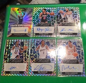 2024-25 Panini Mosaic Basketball Mosaic Scripts Lot! 6 Cards! Autos! - Picture 1 of 1