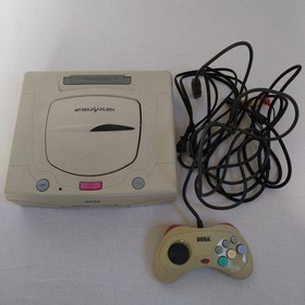 Sega Saturn Console with Controller AV Cable Power Cord HST 3220 Bundle