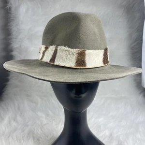 MEN'S DORIAN SAFARI HAT beige-brown size medium 57 - Picture 1 of 9