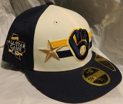 New Era Milwaukee Brewers 2024 All Star Low Profile 59FIFTY Fitted Hat Sz 7 1/2 - Image 1 of 4