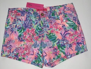 Pantalones Cortos Lilly Pulitzer Disney Dreaming Callahan Talla 10 Nuevos con Etiquetas - Imagen 1 de 5