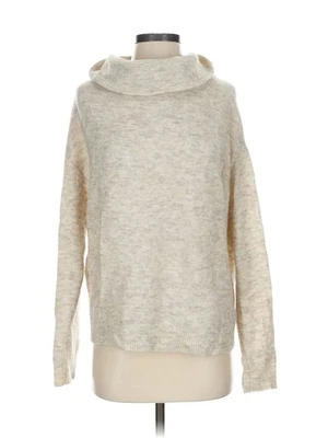 Suéter de cuello alto plateado Ann Taylor para mujer S Foto 1 de 4