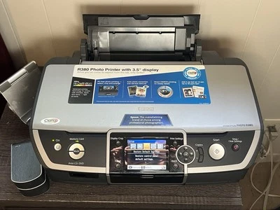 Epson Stylus Photo R380 Color Inkjet Printer, CD/DVD Print (C11C658011)  Tested - Image 1 of 4