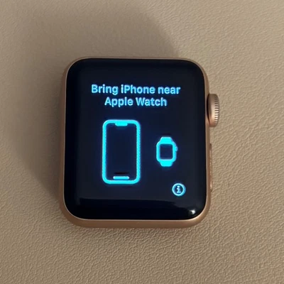 Apple Watch Series 3 38mm GPS Gold Smartwatch - Battery Health 75% / Scratched - Image 1 of 4