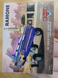 Tarjeta coleccionable Chevy Impala Lowrider Ramone 2006 Disney Pixar Cars película promoción #4 - Imagen 1 de 4